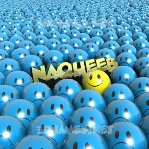 naqueeb in Special Smileys style - 3D name wallpaper naqueeb in Special Smileys style - 3D name wallpaper