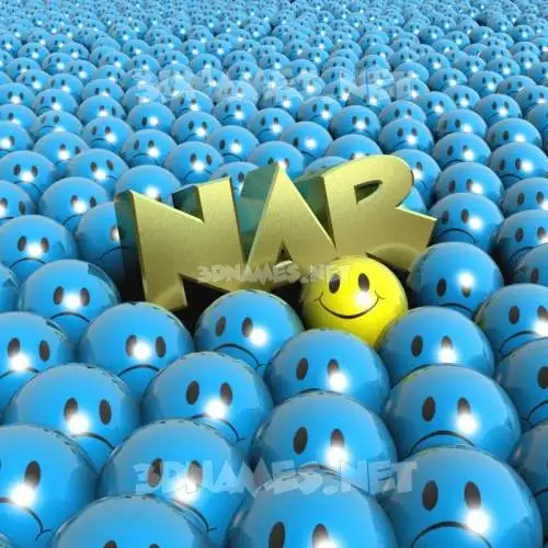 nar in Special Smileys style - 3D name wallpaper