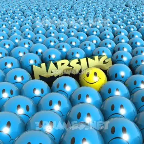 narsing in Special Smileys style - 3D name wallpaper