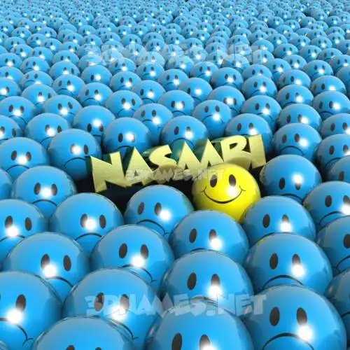 nasaari in Special Smileys style - 3D name wallpaper