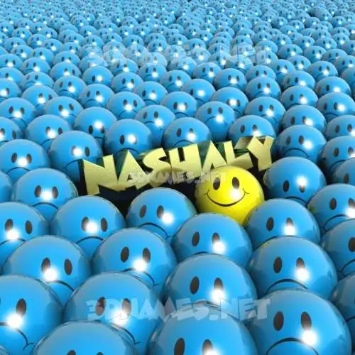 nashaly in Special Smileys style - 3D name wallpaper