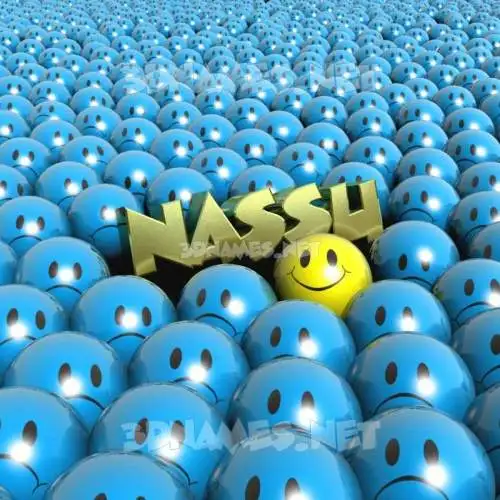 nassu in Special Smileys style - 3D name wallpaper nassu in Special Smileys style - 3D name wallpaper