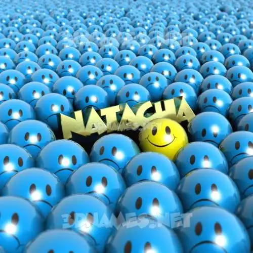 natacha in Special Smileys style - 3D name wallpaper natacha in Special Smileys style - 3D name wallpaper