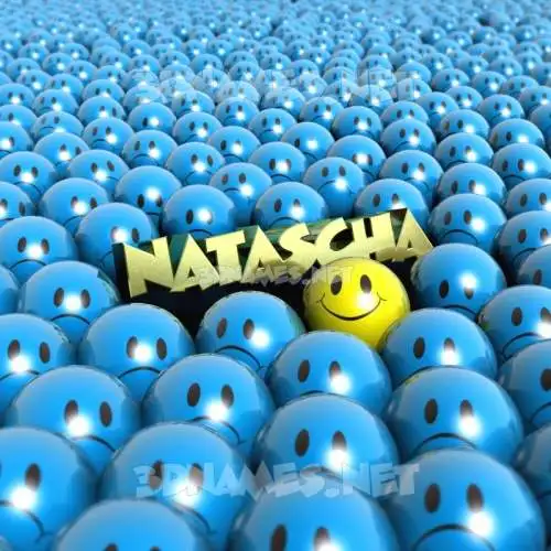 natascha in Special Smileys style - 3D name wallpaper natascha in Special Smileys style - 3D name wallpaper