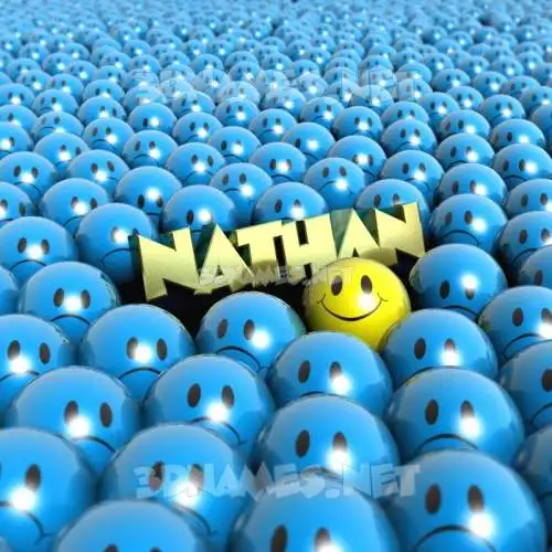 nathan in Special Smileys style - 3D name wallpaper nathan in Special Smileys style - 3D name wallpaper