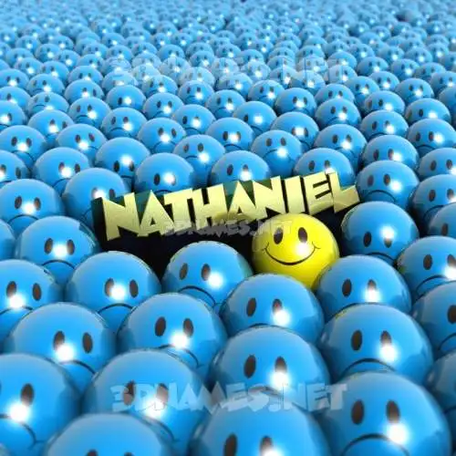 nathaniel in Special Smileys style - 3D name wallpaper nathaniel in Special Smileys style - 3D name wallpaper