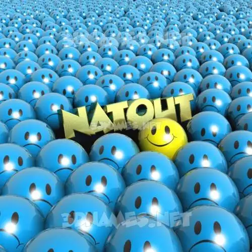 natout in Special Smileys style - 3D name wallpaper natout in Special Smileys style - 3D name wallpaper