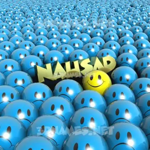nausad in Special Smileys style - 3D name wallpaper nausad in Special Smileys style - 3D name wallpaper