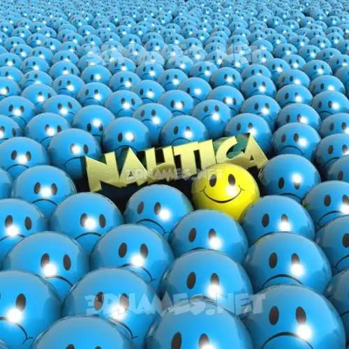 nautica in Special Smileys style - 3D name wallpaper