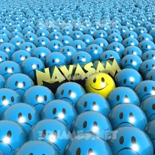 navasam in Special Smileys style - 3D name wallpaper