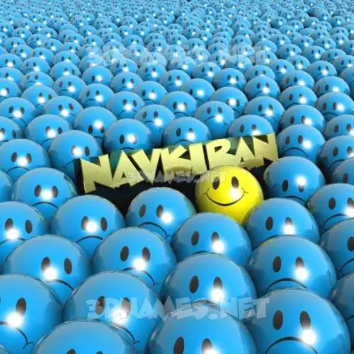 navkiran in Special Smileys style - 3D name wallpaper