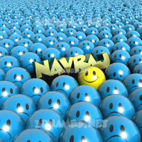 navraj in Special Smileys style - 3D name wallpaper