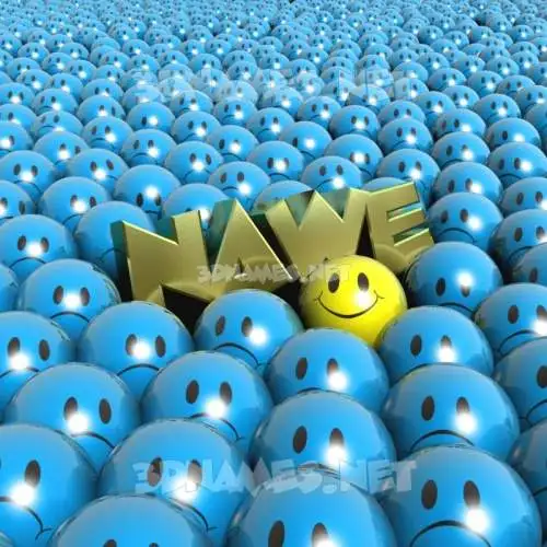 nawe in Special Smileys style - 3D name wallpaper nawe in Special Smileys style - 3D name wallpaper