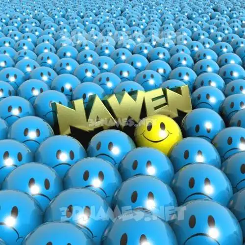 nawen in Special Smileys style - 3D name wallpaper nawen in Special Smileys style - 3D name wallpaper