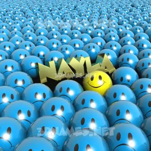 nayla in Special Smileys style - 3D name wallpaper nayla in Special Smileys style - 3D name wallpaper