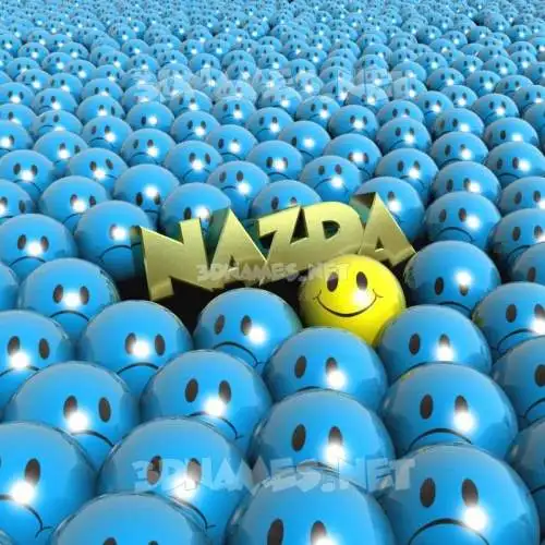 nazda in Special Smileys style - 3D name wallpaper