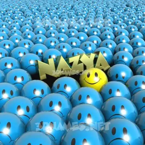nazya in Special Smileys style - 3D name wallpaper nazya in Special Smileys style - 3D name wallpaper
