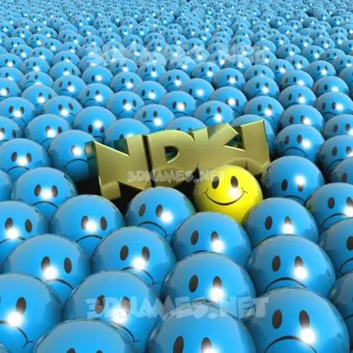 ndki in Special Smileys style - 3D name wallpaper