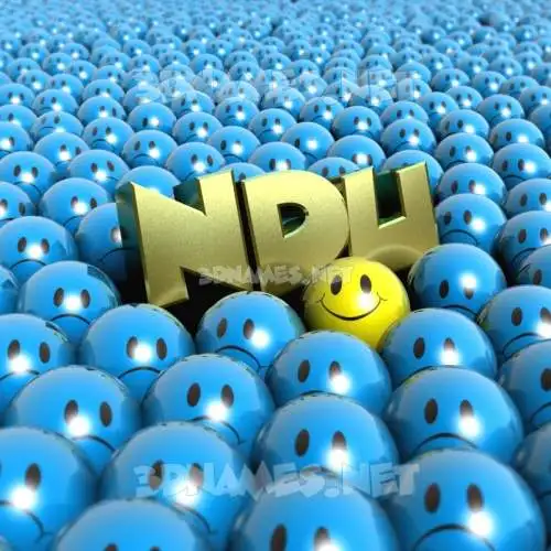 ndu in Special Smileys style - 3D name wallpaper ndu in Special Smileys style - 3D name wallpaper