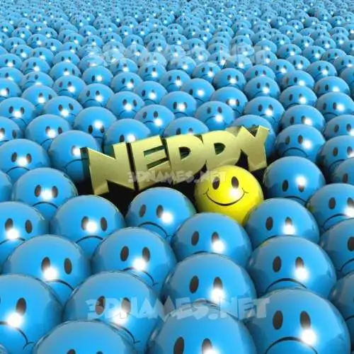 neddy in Special Smileys style - 3D name wallpaper