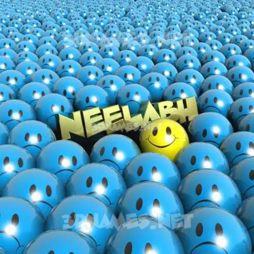 neelabh in Special Smileys style - 3D name wallpaper