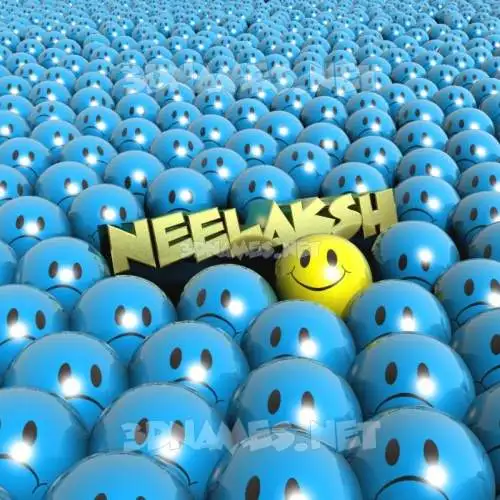 neelaksh in Special Smileys style - 3D name wallpaper