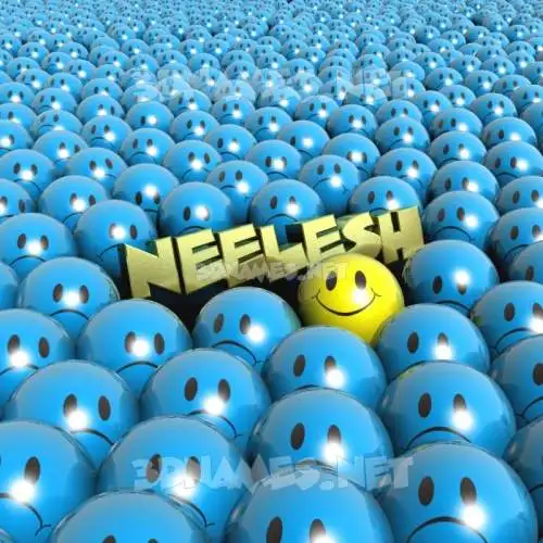 neelesh in Special Smileys style - 3D name wallpaper