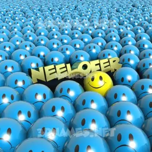 neelofer in Special Smileys style - 3D name wallpaper neelofer in Special Smileys style - 3D name wallpaper