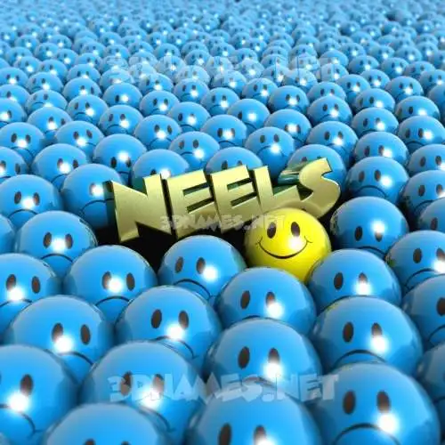 neels in Special Smileys style - 3D name wallpaper neels in Special Smileys style - 3D name wallpaper