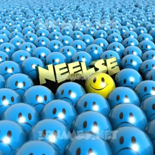 neelse in Special Smileys style - 3D name wallpaper neelse in Special Smileys style - 3D name wallpaper