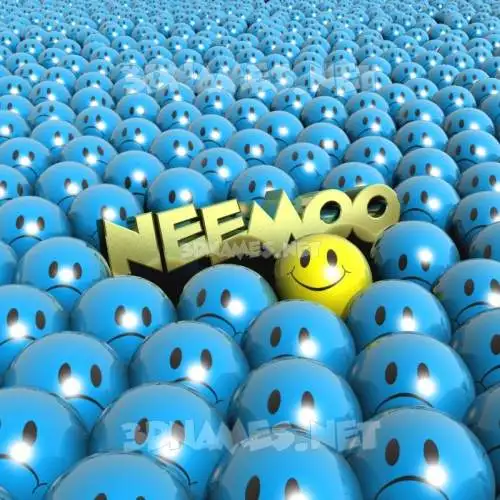 neemoo in Special Smileys style - 3D name wallpaper neemoo in Special Smileys style - 3D name wallpaper