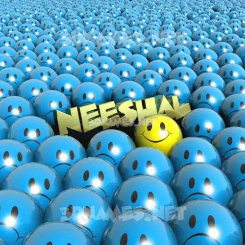 neeshal in Special Smileys style - 3D name wallpaper neeshal in Special Smileys style - 3D name wallpaper