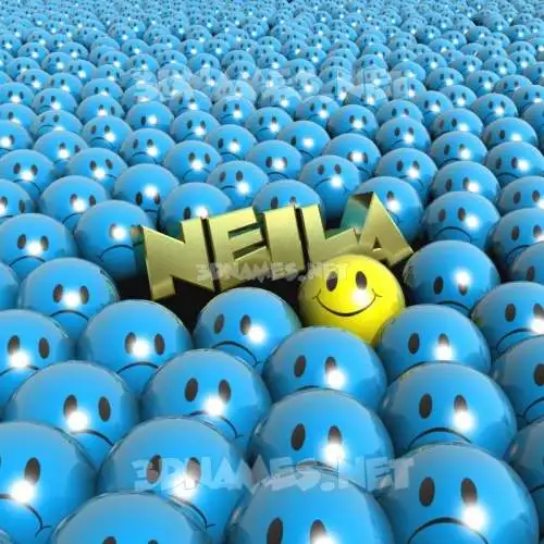 neila in Special Smileys style - 3D name wallpaper