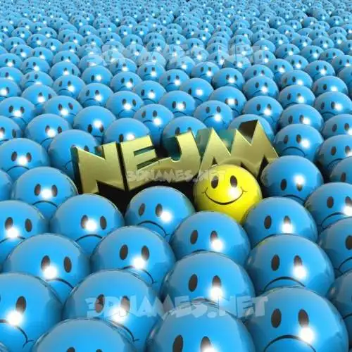 nejam in Special Smileys style - 3D name wallpaper nejam in Special Smileys style - 3D name wallpaper