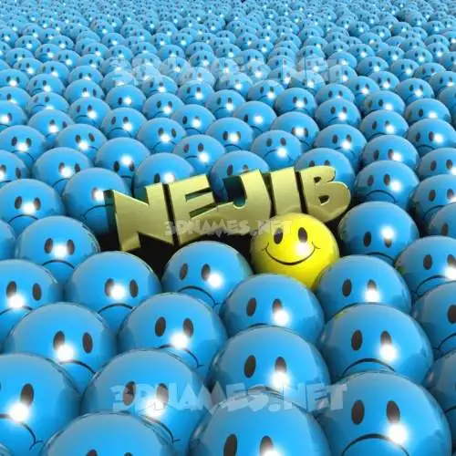 nejib in Special Smileys style - 3D name wallpaper