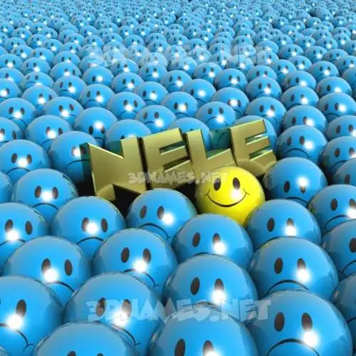 nele in Special Smileys style - 3D name wallpaper nele in Special Smileys style - 3D name wallpaper