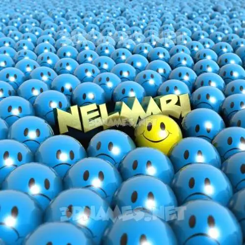 nelmari in Special Smileys style - 3D name wallpaper nelmari in Special Smileys style - 3D name wallpaper