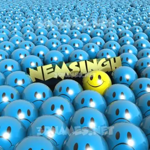 nemsingh in Special Smileys style - 3D name wallpaper