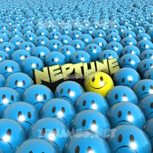 neptune in Special Smileys style - 3D name wallpaper