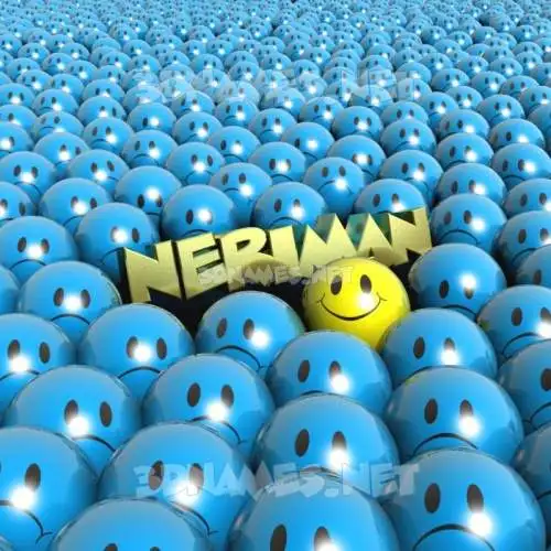 neriman in Special Smileys style - 3D name wallpaper
