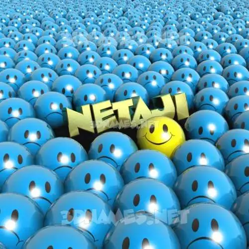 netaji in Special Smileys style - 3D name wallpaper netaji in Special Smileys style - 3D name wallpaper
