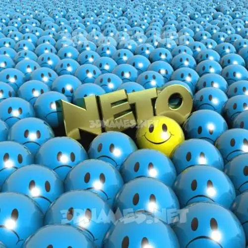 neto in Special Smileys style - 3D name wallpaper neto in Special Smileys style - 3D name wallpaper