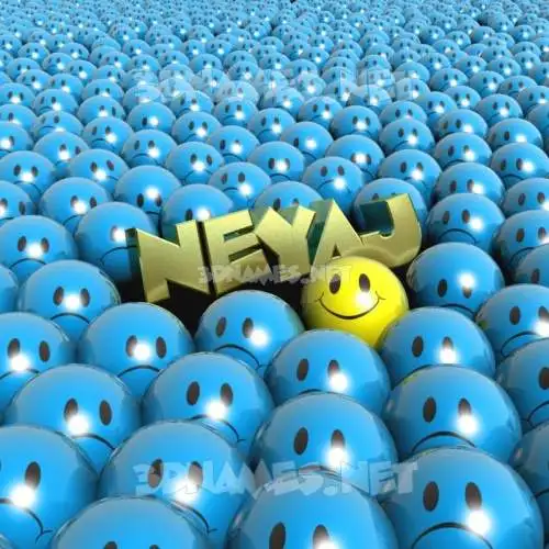 neyaj in Special Smileys style - 3D name wallpaper