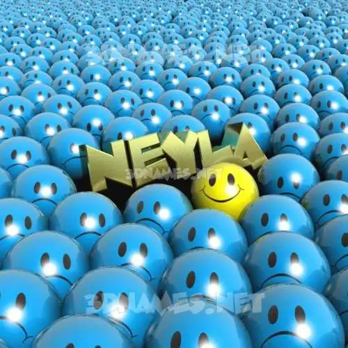 neyla in Special Smileys style - 3D name wallpaper neyla in Special Smileys style - 3D name wallpaper