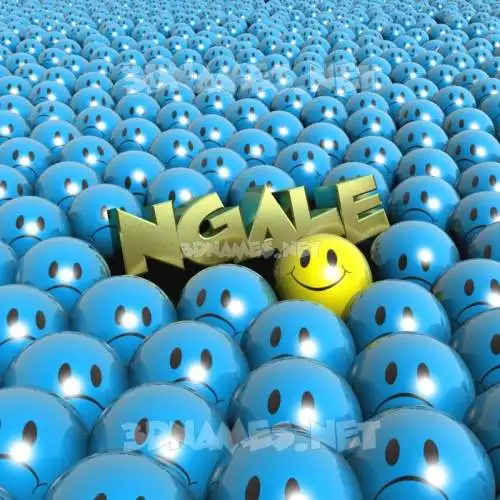 ngale in Special Smileys style - 3D name wallpaper ngale in Special Smileys style - 3D name wallpaper