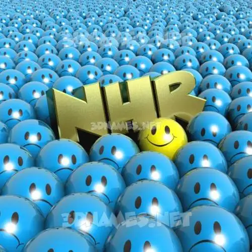 nhr in Special Smileys style - 3D name wallpaper