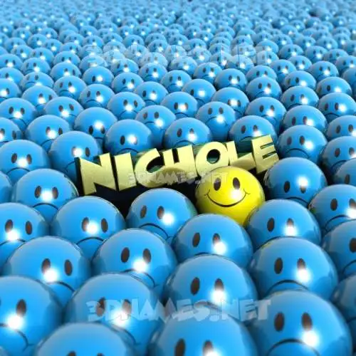 nichole in Special Smileys style - 3D name wallpaper nichole in Special Smileys style - 3D name wallpaper