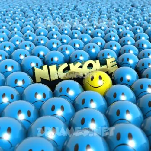 nickole in Special Smileys style - 3D name wallpaper nickole in Special Smileys style - 3D name wallpaper