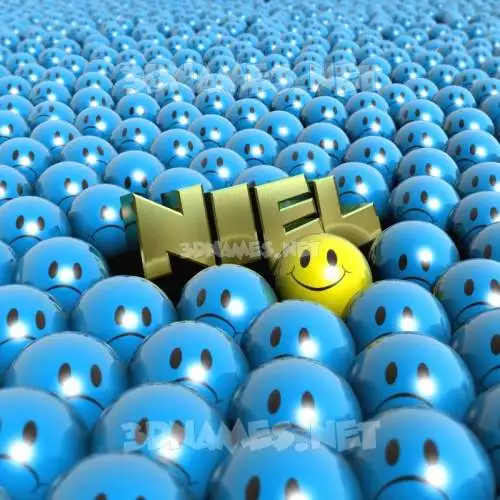 niel in Special Smileys style - 3D name wallpaper niel in Special Smileys style - 3D name wallpaper