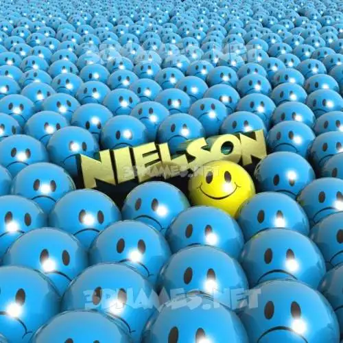 nielson in Special Smileys style - 3D name wallpaper